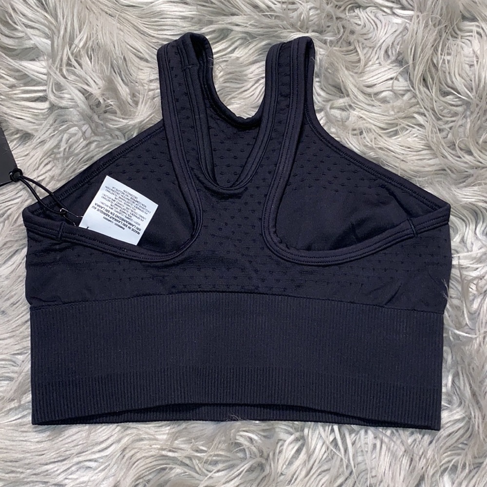 Nike Womens Dri-FIT Knit Training Bralette (XS, Black) - Picture 7 of 10